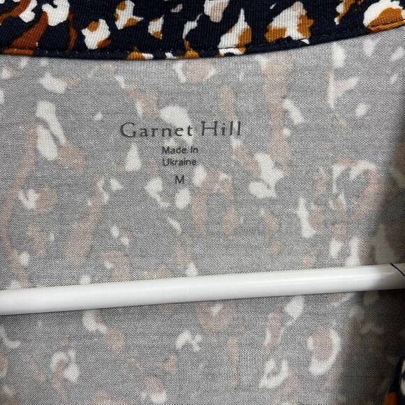 Garnet Hill size medium tencel spandex midi dress with pockets - Picture 4 of 5